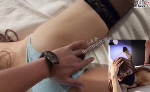 酒店客房服务，亚洲女孩给完美的口交和喷水[小水水]