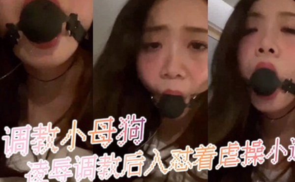 调教小母狗凌辱调教后入怼着虐操小逼