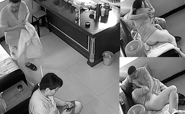 摄像头破解真实偷拍个体工厂老板办公室与雇佣打扫卫生的妇女偸情可算傍上大款了全程主动服务到位内射