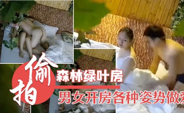 森林绿叶房高清偷拍两对男女开房各种姿势做爱