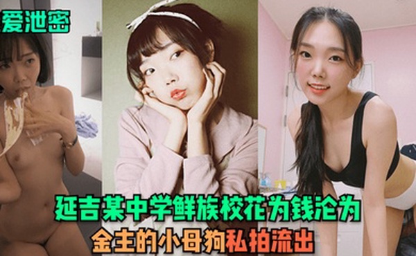 性爱泄密延吉某中学鲜族校花为钱沦为金主的小母狗私拍流出