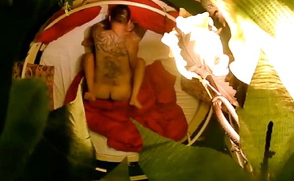 酒店偷拍情趣酒店偷拍纹身男和女朋友开房