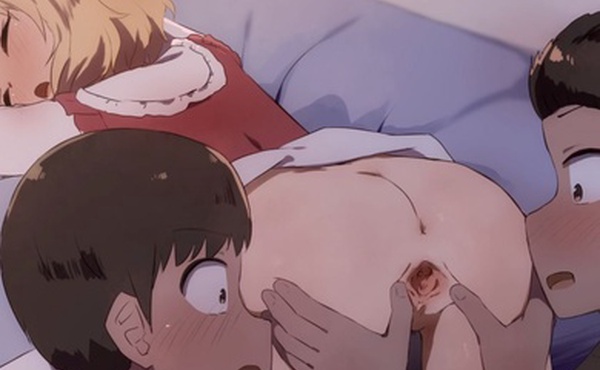 小学生学习结束后孩子们第一次体验熟睡的桃花