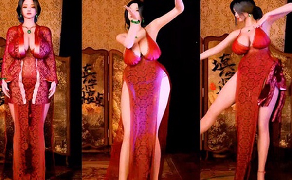 大奶性感嫩模热舞