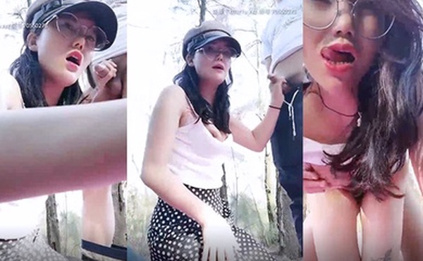 户外勾搭小哥哥小弟弟偷情的小骚货到了户外比炮友还主动