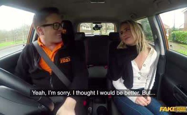 Fake Driving School - 学生就是不能对在车里做爱说不